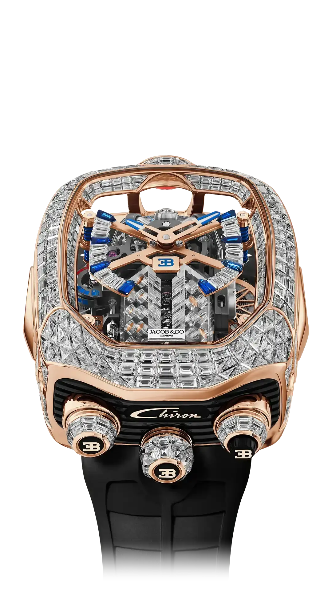 Jacob & Co Bugatti Veyron Luxury Men’s Watch – Multi Color Strap | GreatIndiaCart greatindiacart.com