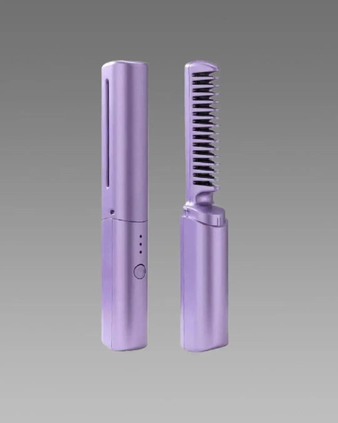 Meneflix Portable Mini Hair Straightener Cordless Rechargeable Mini Adjustable Hair Straightener Hot Comb tmm1q6-kd