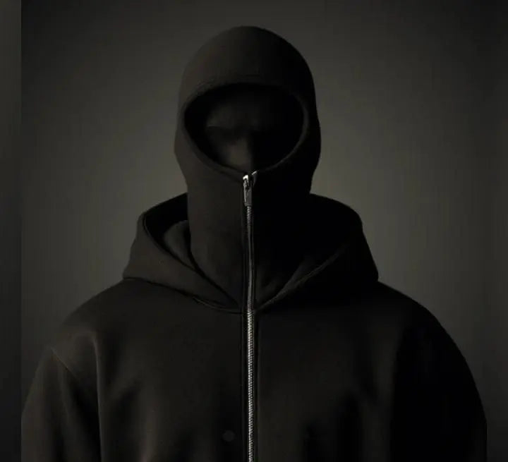 Men's Full Sleeves Zipper Hoodie with Mask tmm1q6-kd