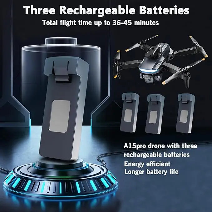 SY15 Pro HD Camera Drone with Hover Function & Foldable Design – GreatIndiaCart greatindiacart.com