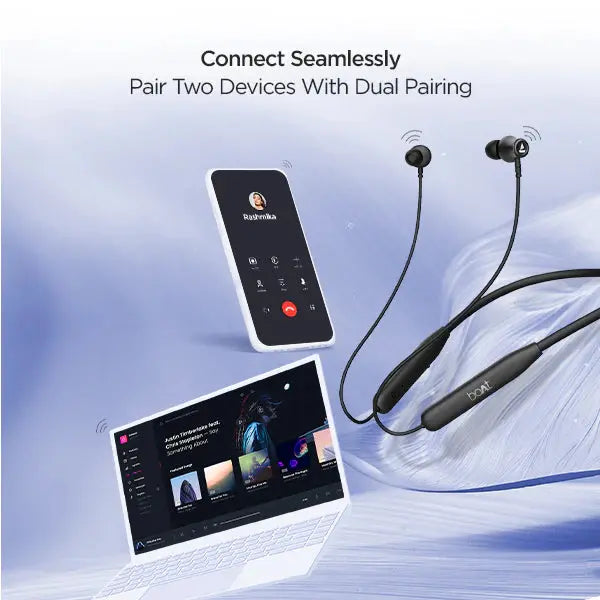 boAt Rockerz 111 Wireless Neckband Earphones – 40H Playback | GreatIndiaCart greatindiacart.com