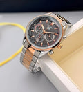 Men’s TAG Heuer Carrera Silver & Gold Chronograph Watch – White Dial | GreatIndiaCart greatindiacart.com