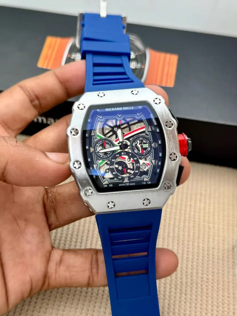 Luxury Sports Style Watch for Men – Silicone Strap | GreatIndiaCart greatindiacart.com