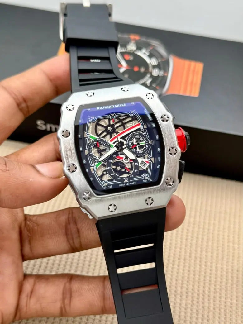 Luxury Sports Style Watch for Men – Silicone Strap | GreatIndiaCart greatindiacart.com