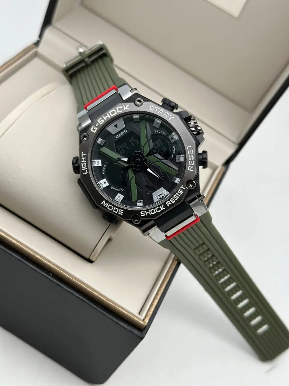 Men’s G-Shock Style Rugged Watch – Green Strap | GreatIndiaCart greatindiacart.com