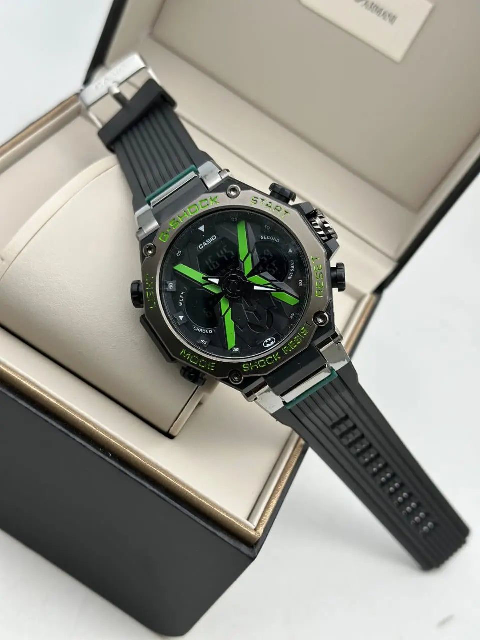 Men’s G-Shock Style Rugged Watch – Green Strap | GreatIndiaCart greatindiacart.com