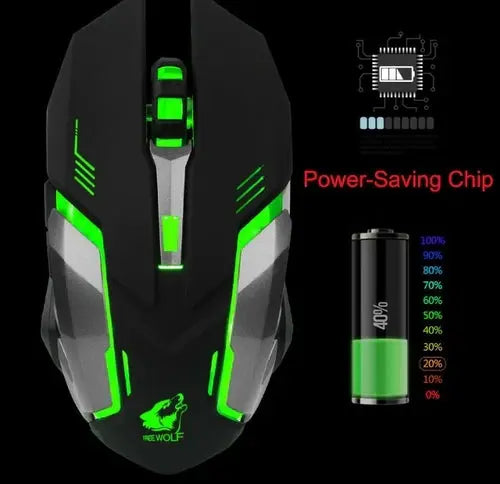 Ninja Dragon Stealth 7 Wireless Silent LED Gaming Mouse greatindiacart.com
