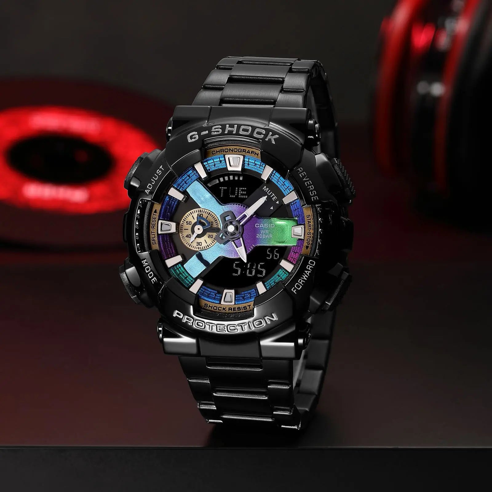 luxury analog digital sports watch for men