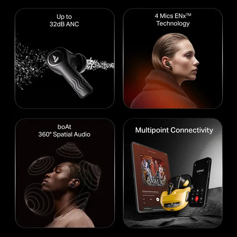 boAt Nirvana Crystl True Wireless Earbuds – 100H Playback | GreatIndiaCart greatindiacart.com