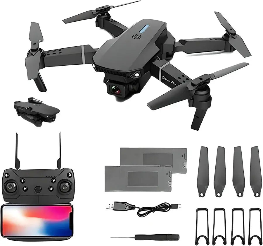 E88 Pro drone HD Camera Drone with Remote & Carry Case | GreatIndiaCart greatindiacart.com